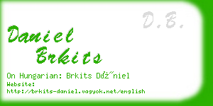 daniel brkits business card